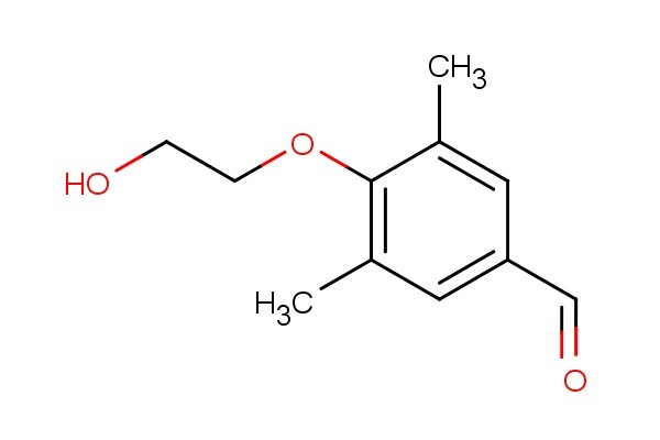 4-(2-hydroxyethoxy)-3,5-dimethylbenzaldehyde