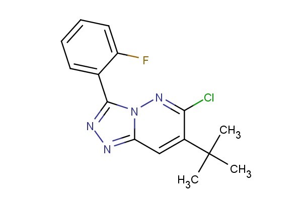 7-tert-butyl-6-chloro-3-(2-fluorophenyl)-[1,2,4]triazolo[4,3-b]pyridazine