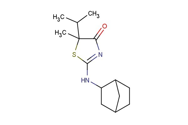 2-(bicyclo[2.2.1]heptan-2-ylamino)-5-isopropyl-5-methylthiazol-4(5H)-one