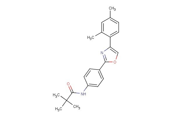 N-(4-(4-(2,4-dimethylphenyl)oxazol-2-yl)phenyl)pivalamide