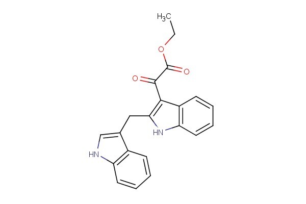 ethyl 2-(2-((1H-indol-3-yl)methyl)-1H-indol-3-yl)-2-oxoacetate