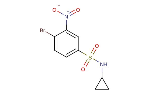 4-bromo-N-cyclopropyl-3-nitrobenzenesulfonamide
