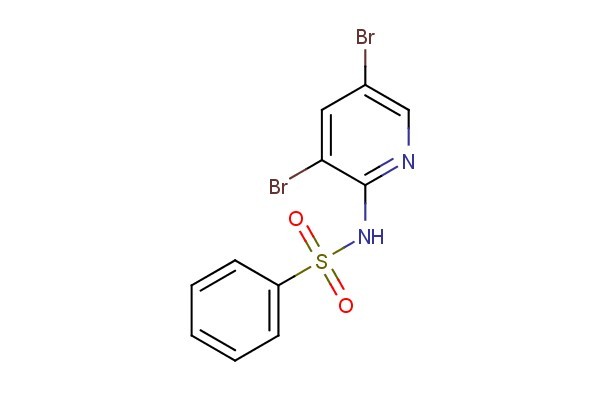 N-(3,5-dibromopyridin-2-yl)benzenesulfonamide