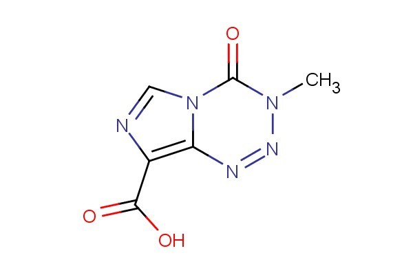 3-methyl-4-oxo-3,4-dihydroimidazo[5,1-d][1,2,3,5]tetrazine-8-carboxylic acid