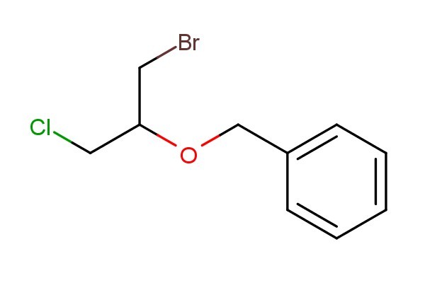 ((1-bromo-3-chloropropan-2-yloxy)methyl)benzene