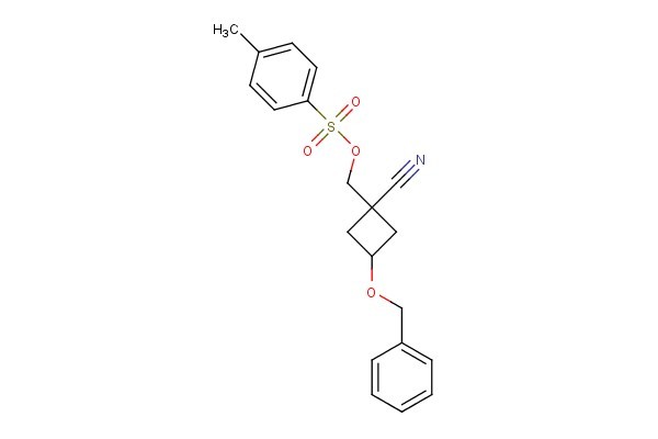 (3-(benzyloxy)-1-cyanocyclobutyl)methyl 4-methylbenzenesulfonate