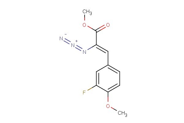 methyl 2-azido-3-(3-fluoro-4-methoxyphenyl)acrylate