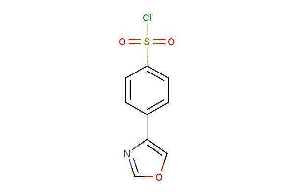 4-(oxazol-4-yl)benzene-1-sulfonyl chloride