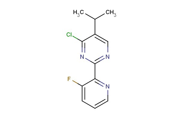 4-chloro-2-(3-fluoropyridin-2-yl)-5-isopropylpyrimidine