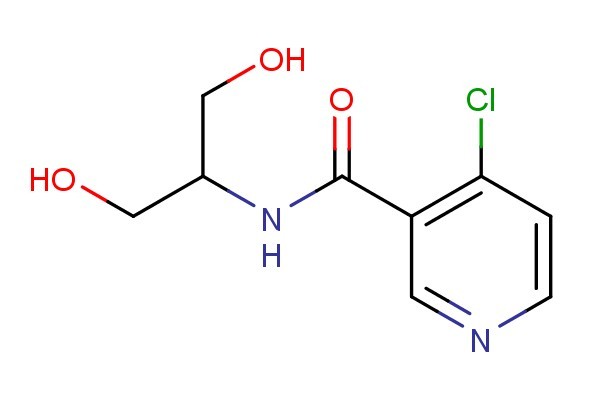 4-chloro-N-(1,3-dihydroxypropan-2-yl)nicotinamide