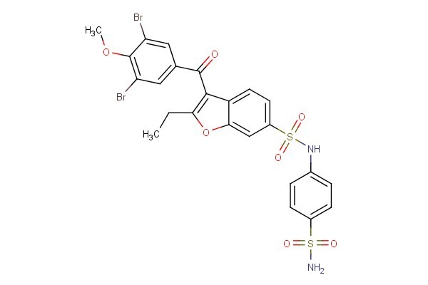 3-(3,5-dibromo-4-methoxybenzoyl)-2-ethyl-N-(4-sulfamoylphenyl)benzofuran-6-sulfonamide
