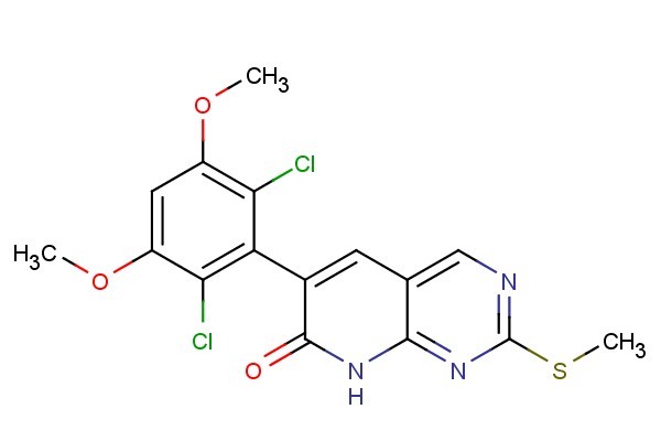 6-(2,6-dichloro-3,5-dimethoxyphenyl)-2-(methylthio)pyrido[2,3-d]pyrimidin-7(8H)-one