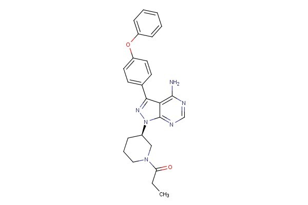 (R)-1-(3-(4-amino-3-(4-phenoxyphenyl)-1H-pyrazolo[3,4-d]pyrimidin-1-yl)piperidin-1-yl)propan-1-one