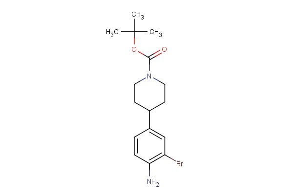 tert-butyl 4-(4-amino-3-bromophenyl)piperidine-1-carboxylate