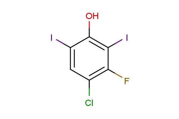 4-chloro-3-fluoro-2,6-diiodophenol