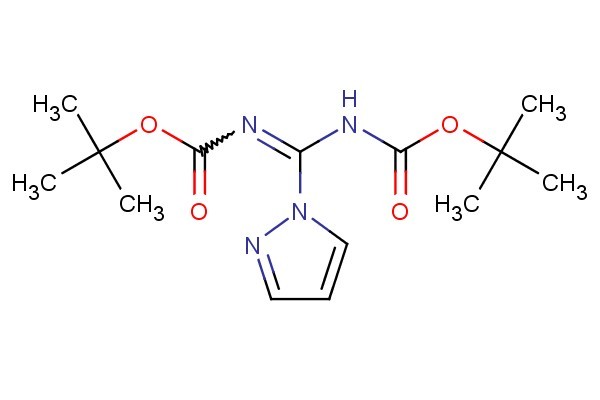 tert-butyl (((tert-butoxycarbonyl)imino)(1H-pyrazol-1-yl)methyl)carbamate