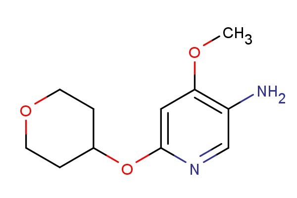 4-methoxy-6-((tetrahydro-2H-pyran-4-yl)oxy)pyridin-3-amine