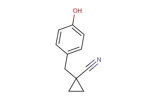 1-(4-hydroxybenzyl)cyclopropanecarbonitrile