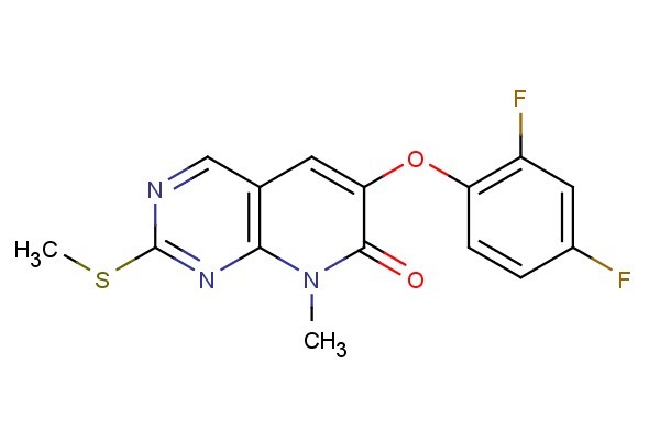 6-(2,4-difluorophenoxy)-8-methyl-2-(methylthio)pyrido[2,3-d]pyrimidin-7(8H)-one