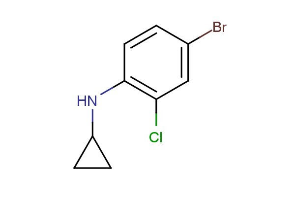 4-bromo-2-chloro-N-cyclopropylaniline