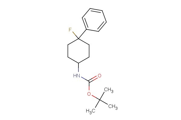 tert-butyl (4-fluoro-4-phenylcyclohexyl)carbamate