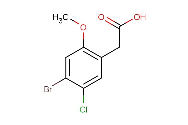 4-bromo-5-chloro-2-methoxyphenylacetic acid