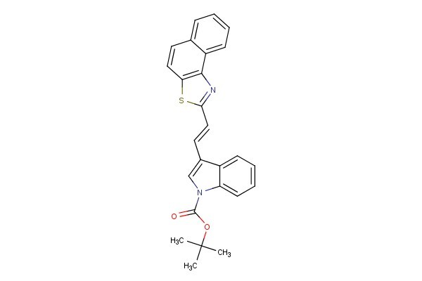 (E)-tert-butyl 3-(2-(naphtho[1,2-d]thiazol-2-yl)vinyl)-1H-indole-1-carboxylate