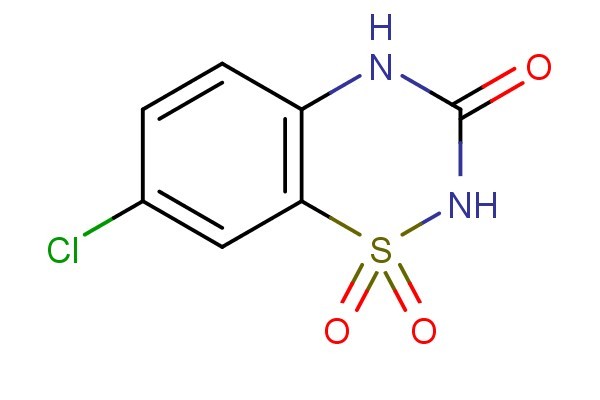7-chloro-2H-benzo[e][1,2,4]thiadiazin-3(4H)-one 1,1-dioxide