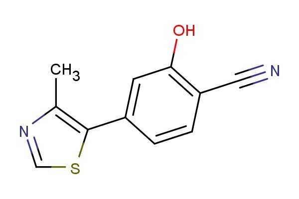 2-hydroxy-4-(4-methylthiazol-5-yl)benzonitrile