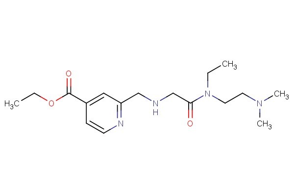 ethyl 2-(((2-((2-(dimethylamino)ethyl)(ethyl)amino)-2-oxoethyl)amino)methyl)isonicotinate