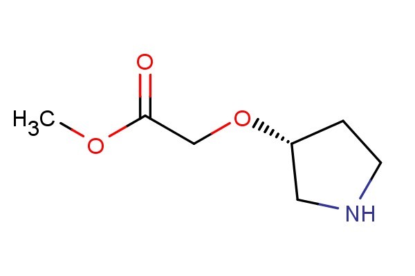methyl (R)-2-(pyrrolidin-3-yloxy)acetate