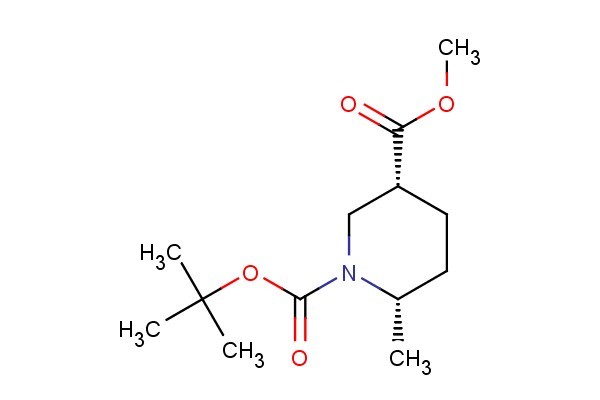 rel-1-(1,1-Dimethylethyl) 3-methyl (3R,6S)-6-methyl-1,3-piperidinedicarboxylate