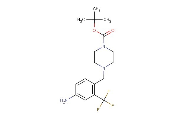 tert-butyl 4-(4-amino-2-(trifluoromethyl)benzyl)piperazine-1-carboxylate