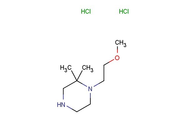 1-(2-methoxyethyl)-2,2-dimethylpiperazine dihydrochloride