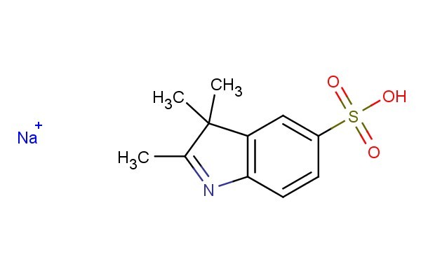 2,3,3-trimethyl-3H-indole-5-sulfonic acid, sodium salt