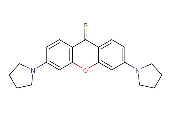 3,6-di(pyrrolidin-1-yl)-9H-xanthene-9-thione