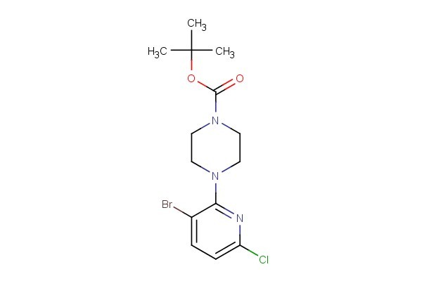 tert-butyl 4-(3-bromo-6-chloropyridin-2-yl)piperazine-1-carboxylate