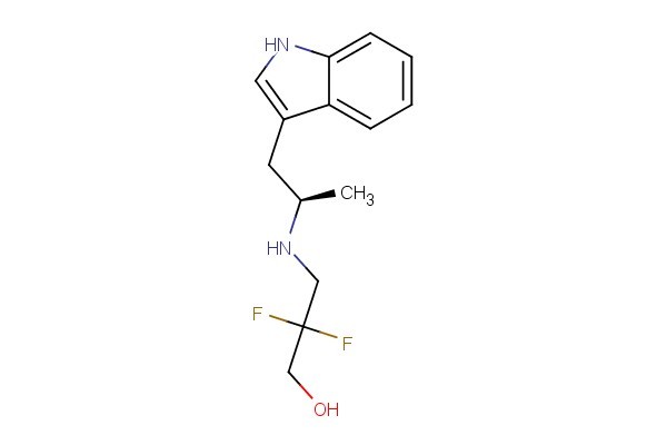 (R)-3-((1-(1H-indol-3-yl)propan-2-yl)amino)-2,2-difluoropropan-1-ol