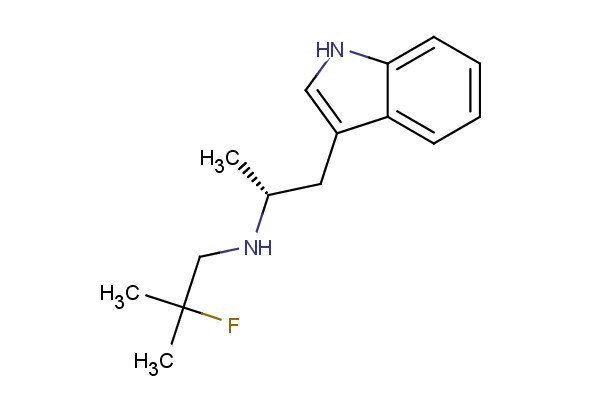 (R)-N-(1-(1H-indol-3-yl)propan-2-yl)-2-fluoro-2-methylpropan-1-amine