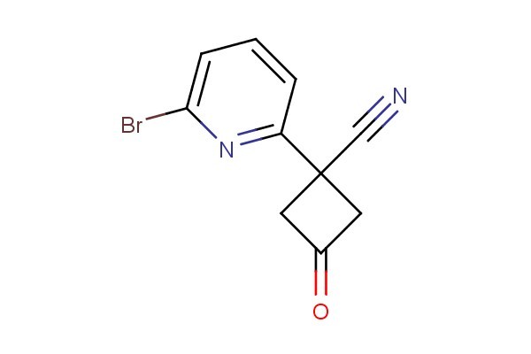 1-(6-bromopyridin-2-yl)-3-oxocyclobutane-1-carbonitrile