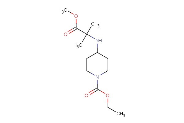 ethyl 4-((1-methoxy-2-methyl-1-oxopropan-2-yl)amino)piperidine-1-carboxylate