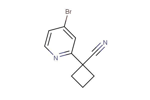 1-(4-bromopyridin-2-yl)cyclobutane-1-carbonitrile