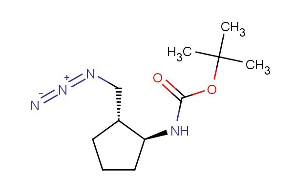 tert-butyl ((1S,2R)-2-(azidomethyl)cyclopentyl)carbamate