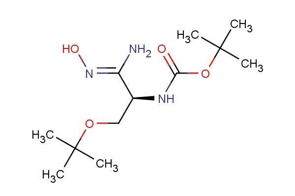 (R,Z)-tert-butyl (1-amino-3-(tert-butoxy)-1-(hydroxyimino)propan-2-yl)carbamate