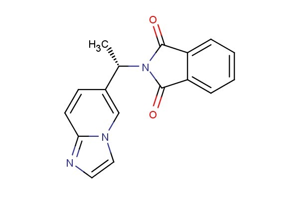 (S)-2-(1-(imidazo[1,2-a]pyridin-6-yl)ethyl)isoindoline-1,3-dione