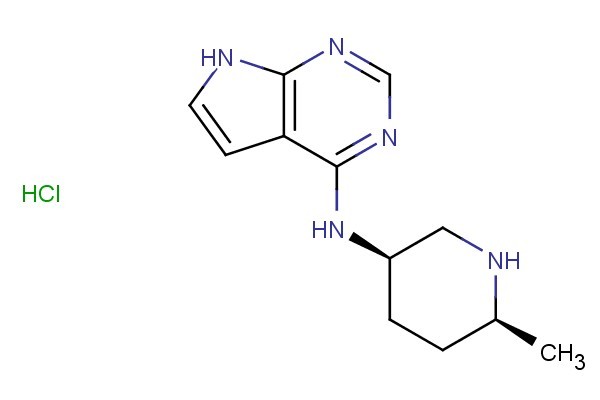 N-((3R,6S)-6-methylpiperidin-3-yl)-7H-pyrrolo[2,3-d]pyrimidin-4-amine hydrochloride