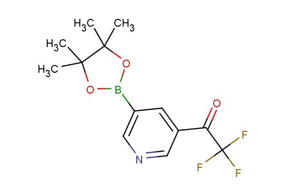 2,2,2-trifluoro-1-(5-(4,4,5,5-tetramethyl-1,3,2-dioxaborolan-2-yl)pyridin-3-yl)ethan-1-one