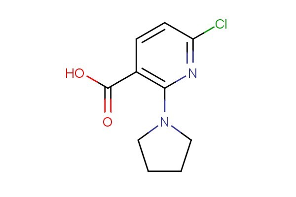 6-chloro-2-(pyrrolidin-1-yl)nicotinic acid