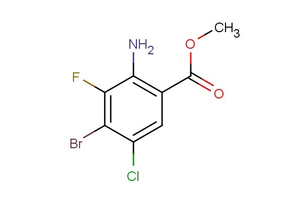 methyl 2-amino-4-bromo-5-chloro-3-fluorobenzoate