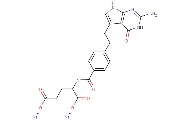 sodium (4-(2-(2-amino-4-oxo-4,7-dihydro-3H-pyrrolo[2,3-d]pyrimidin-5-yl)ethyl)benzoyl)-D-glutamate